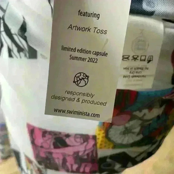 Swiminista x James Peter Henry Art Toss Print Wrap Sarong NWT - Picture 6 of 7